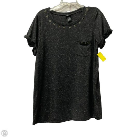 Top Short Sleeve By Torrid In Black, Size: 2x