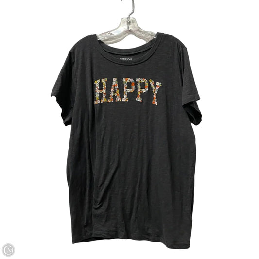 Top Short Sleeve By Torrid In Black, Size: 2x