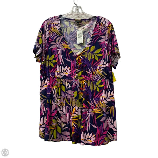 Top Short Sleeve By Torrid In Purple, Size: L