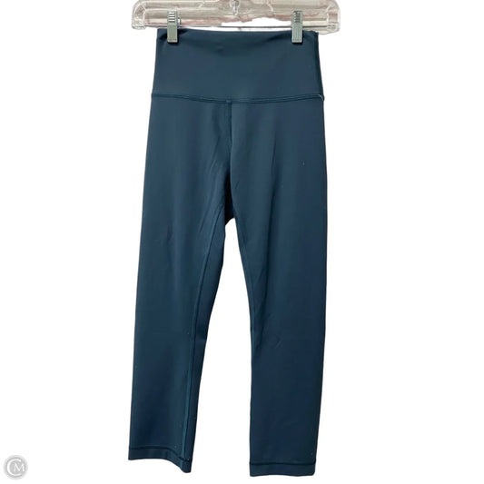 Athletic Leggings By Lululemon In Green, Size: S