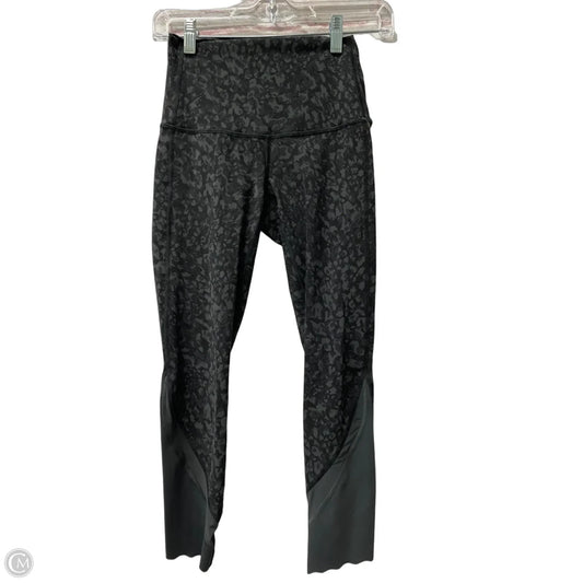 Athletic Leggings By Lululemon In Grey, Size: S