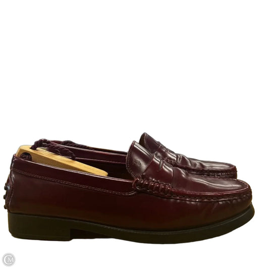 Shoes Luxury Designer By Tods In Red, Size: 9
