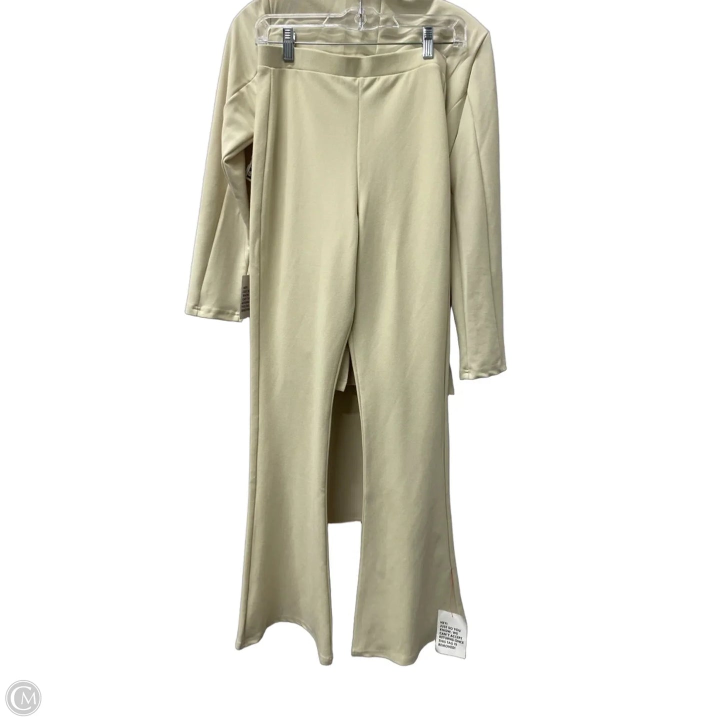 Pants Set 2pc By Asos In Cream, Size: 6