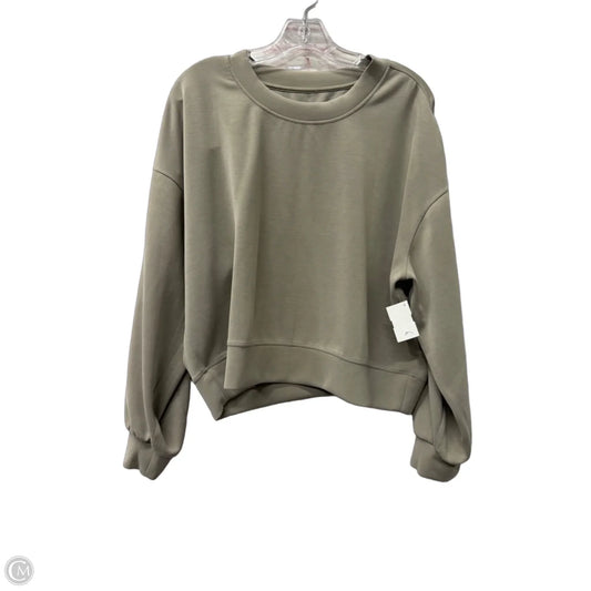 Top Long Sleeve By Lululemon In Taupe, Size: M