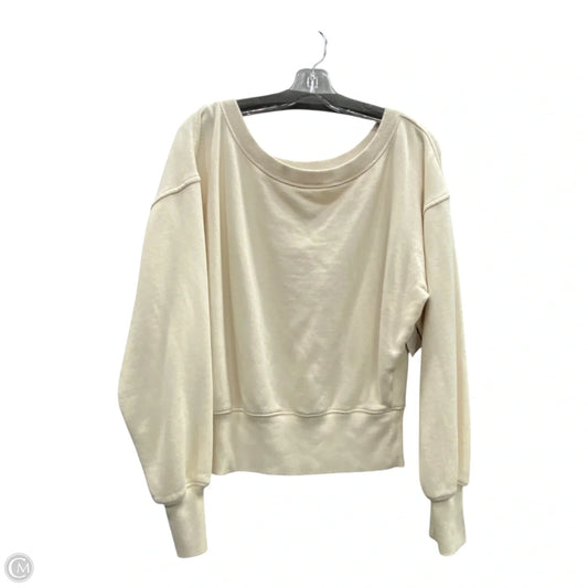 Sweatshirt Collar By Aerie In Beige, Size: S
