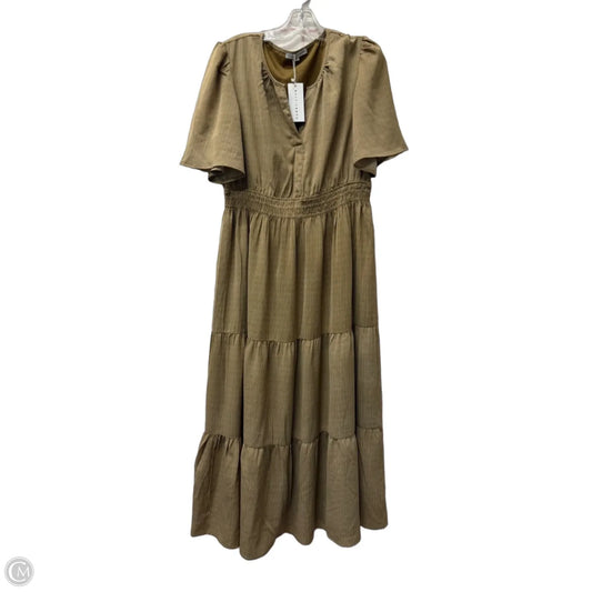 Dress Casual Maxi By Baltic Born In Brown, Size: Xl