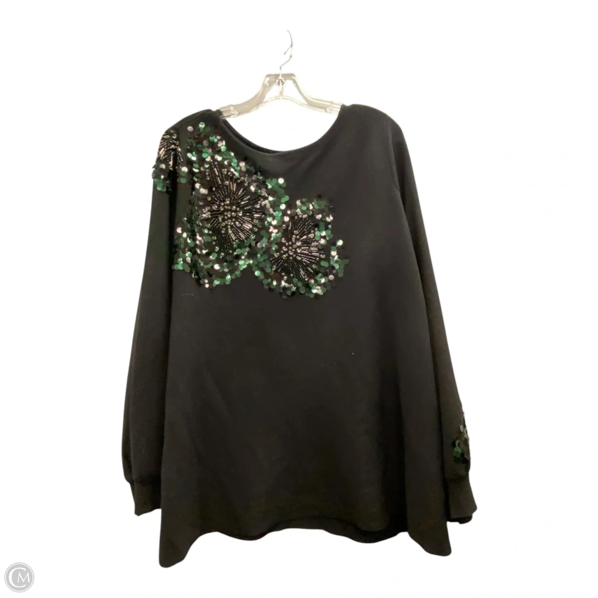 Sweater By Chicos In Black, Size: Xl