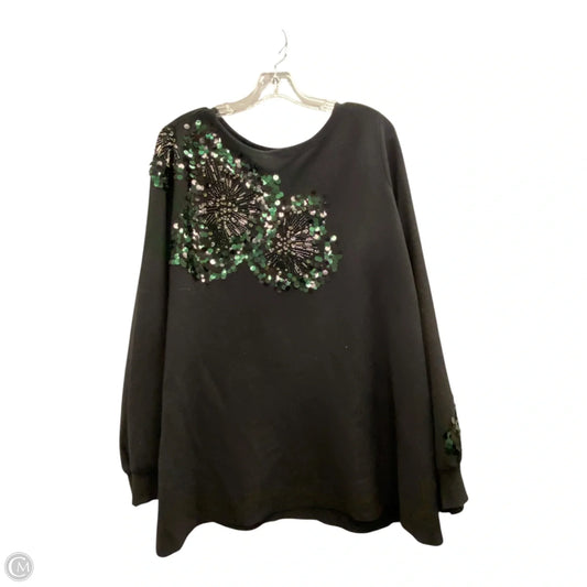 Sweater By Chicos In Black, Size: Xl