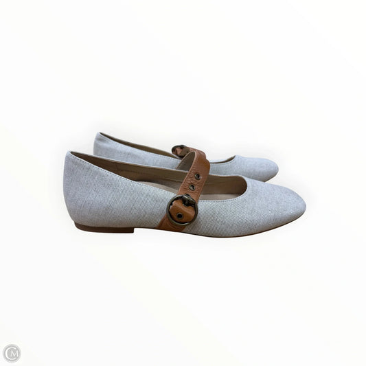 Shoes Flats By Vionic In Cream & Silver, Size: 8