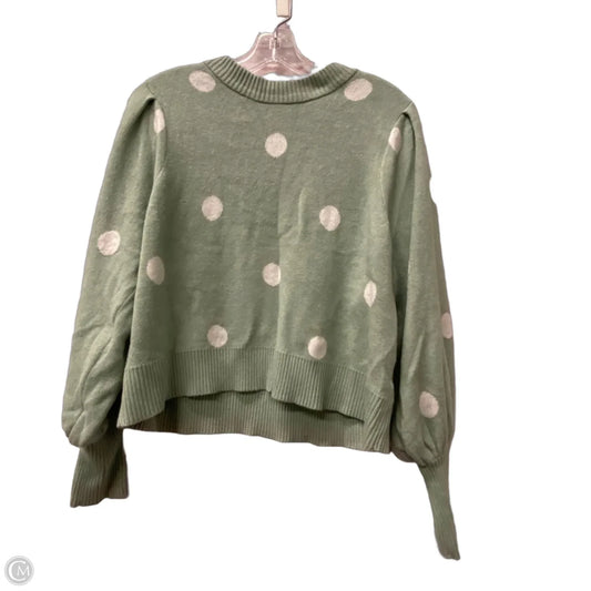 Sweater By Philosophy In Green, Size: M