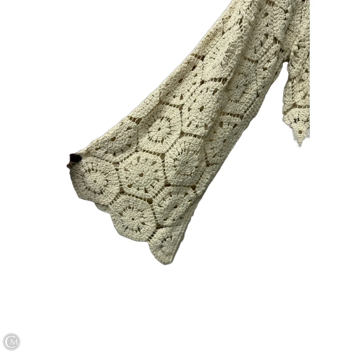 Top Long Sleeve By Solitaire In Tan, Size: Xl