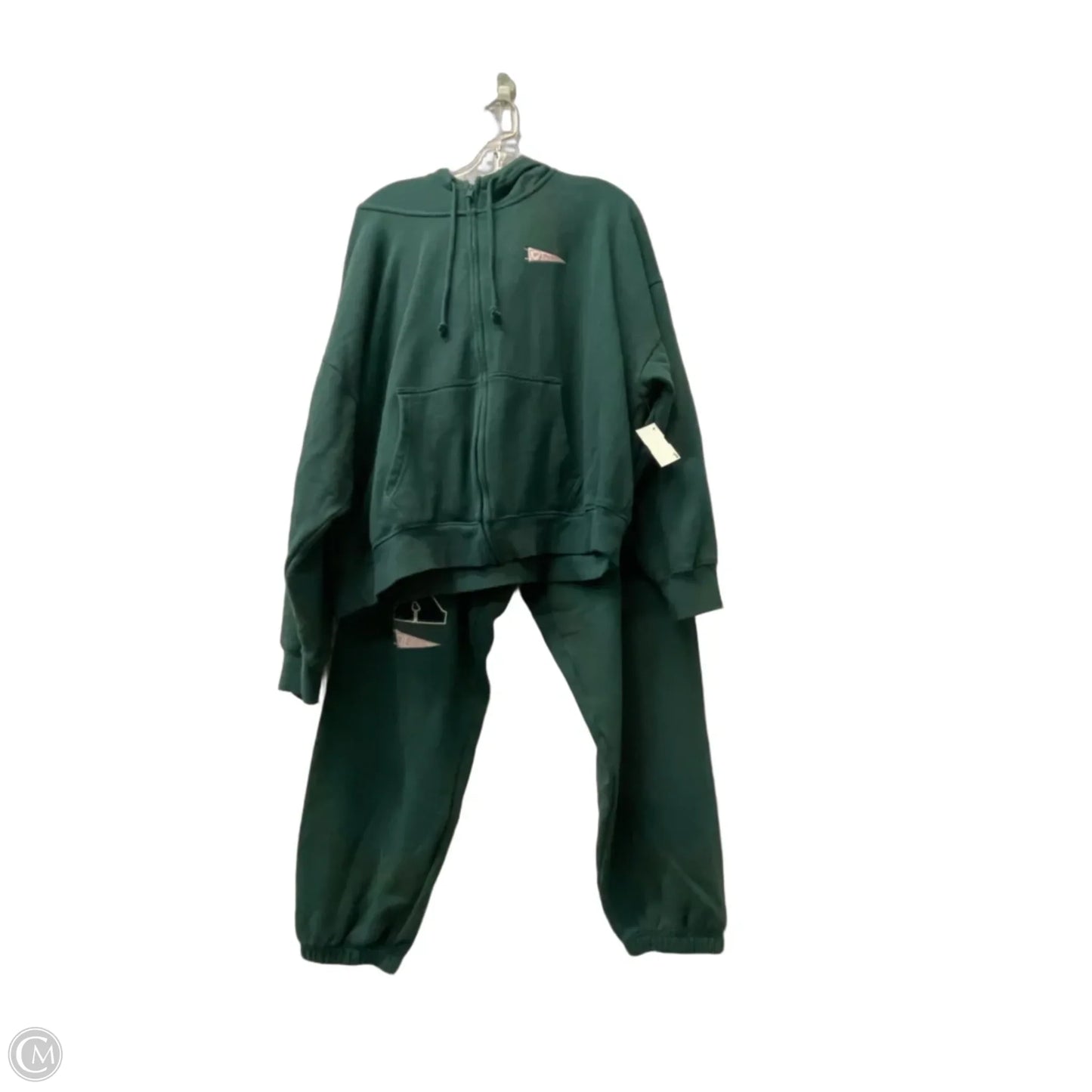 Athletic Pants 2pc By Pink In Green, Size: Xl