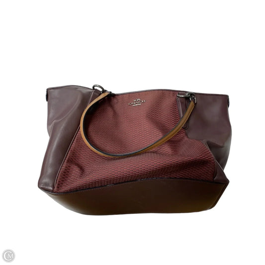 Handbag Designer By Coach, Size: Medium