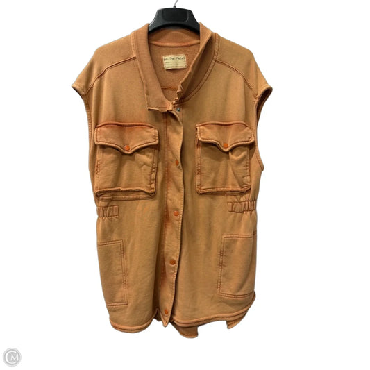 Jacket Shirt By We The Free In Orange, Size: L