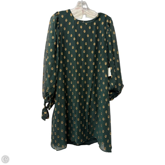 Dress Casual Short By Calvin Klein In Green, Size: Xl