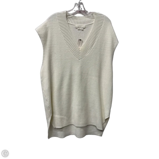 Top Sleeveless By Anthropologie In White, Size: Osfm