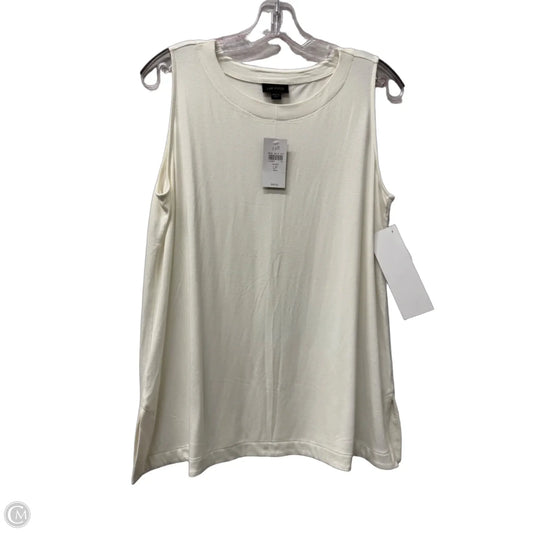 Top Sleeveless By J. Jill In White, Size: Lp