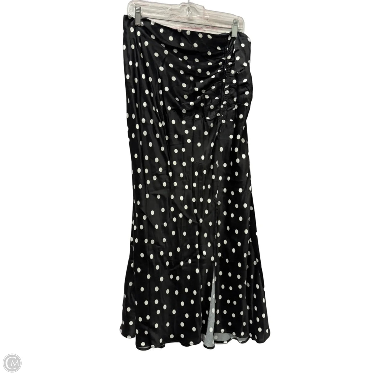 Skirt Midi By Anthropologie In Polkadot Pattern, Size: L