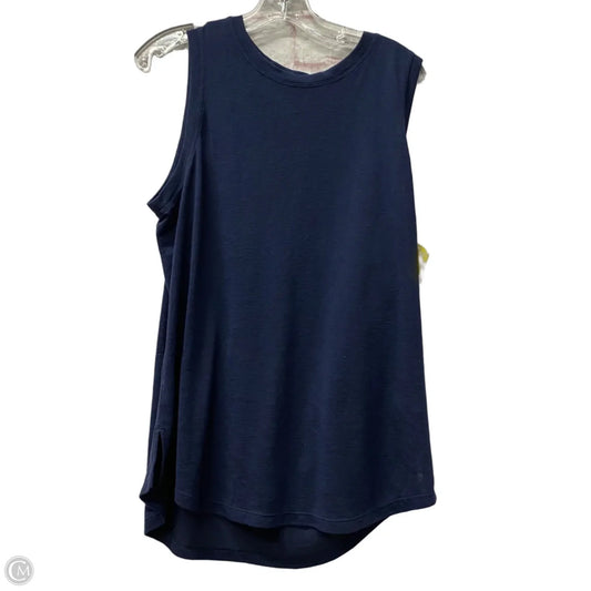 Top Sleeveless By Athleta In Blue, Size: L