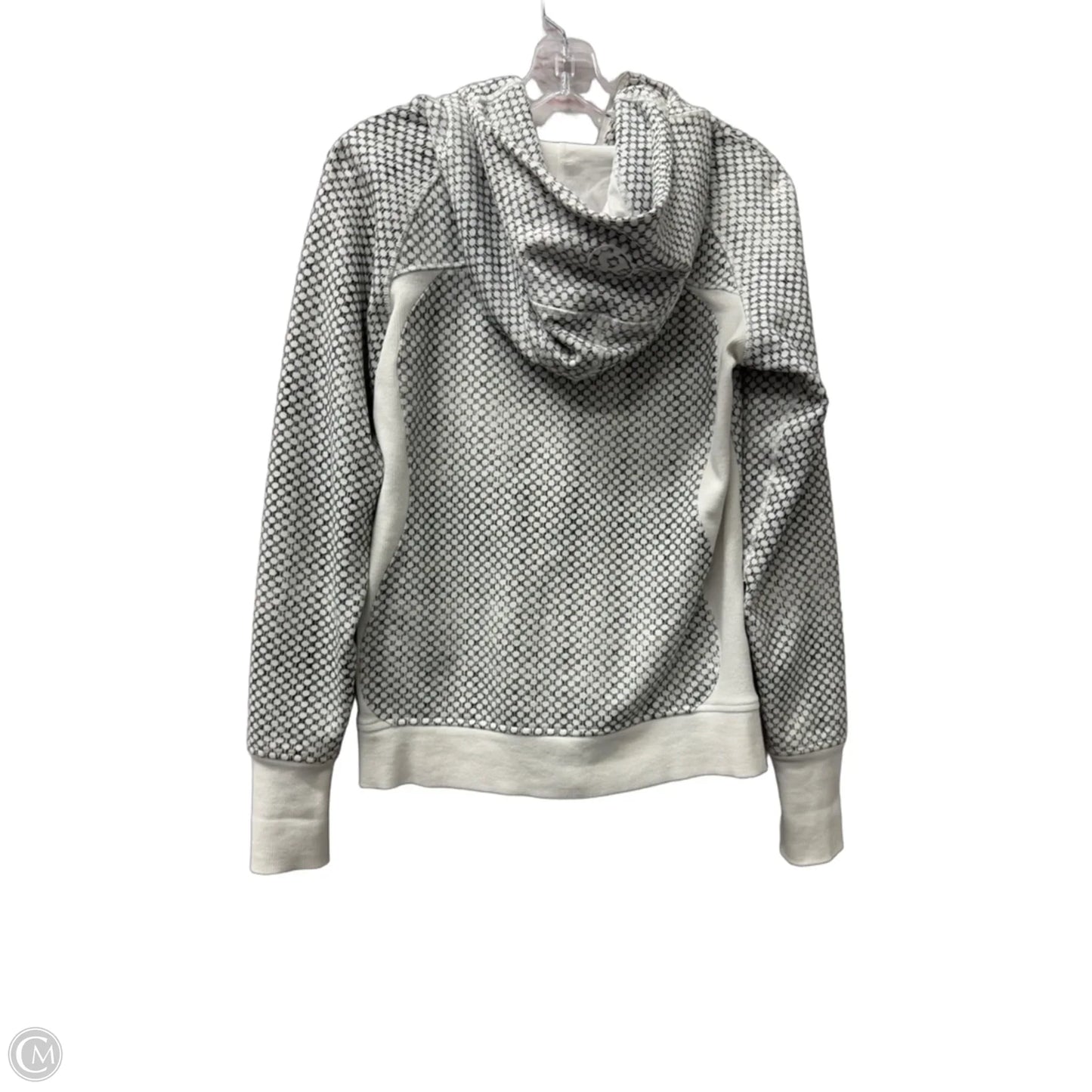 Athletic Jacket By Lululemon In White, Size: M