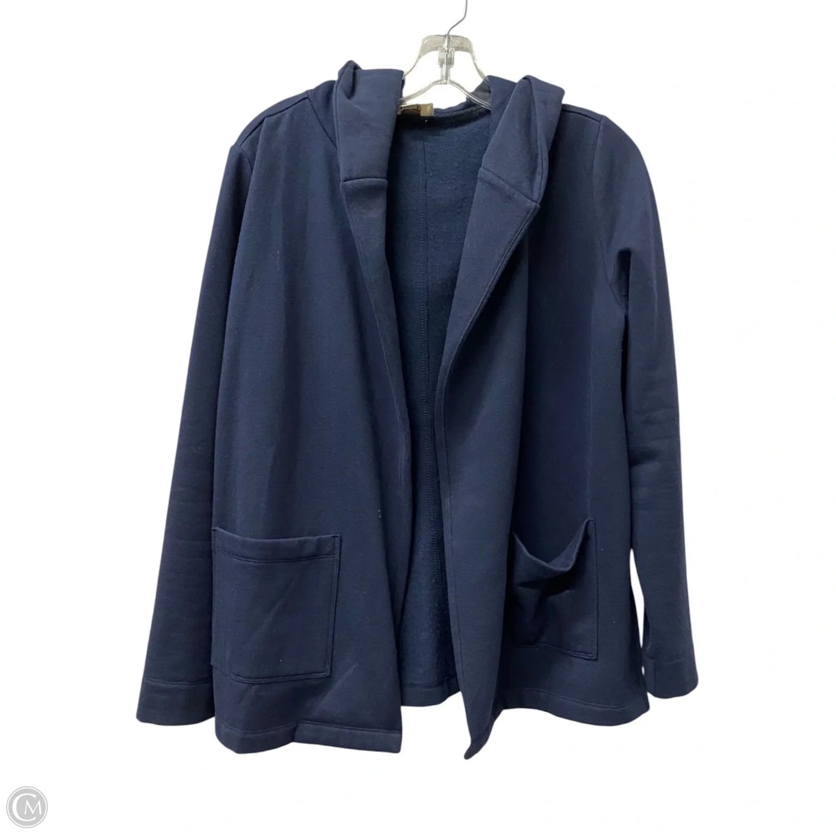 Jacket Shirt By Loft In Blue, Size: M