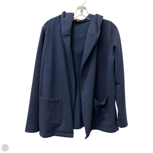 Jacket Shirt By Loft In Blue, Size: M