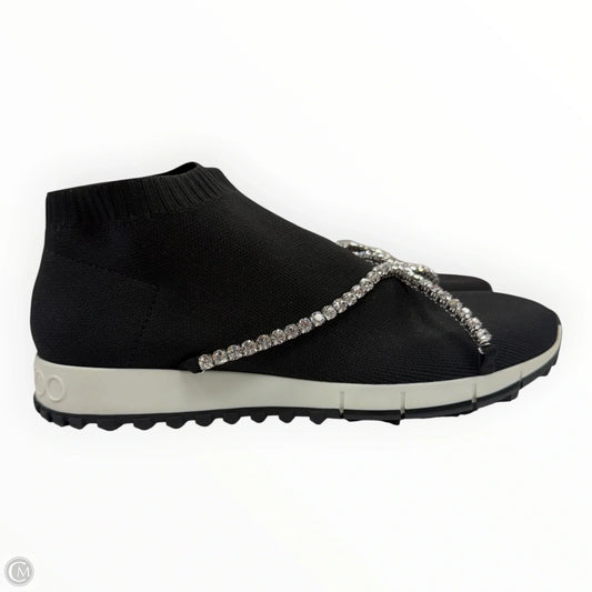 Shoes Luxury Designer By Jimmy Choo In Black, Size: 8.5