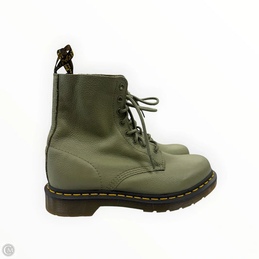 Boots Combat By Dr Martens In Green, Size: 8