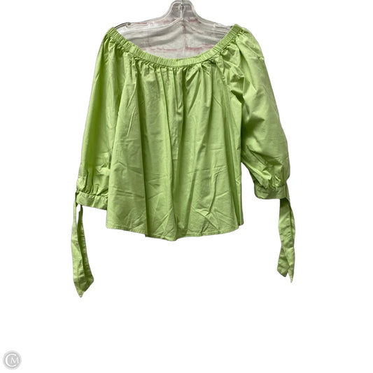 Top Long Sleeve By Loft In Green, Size: S