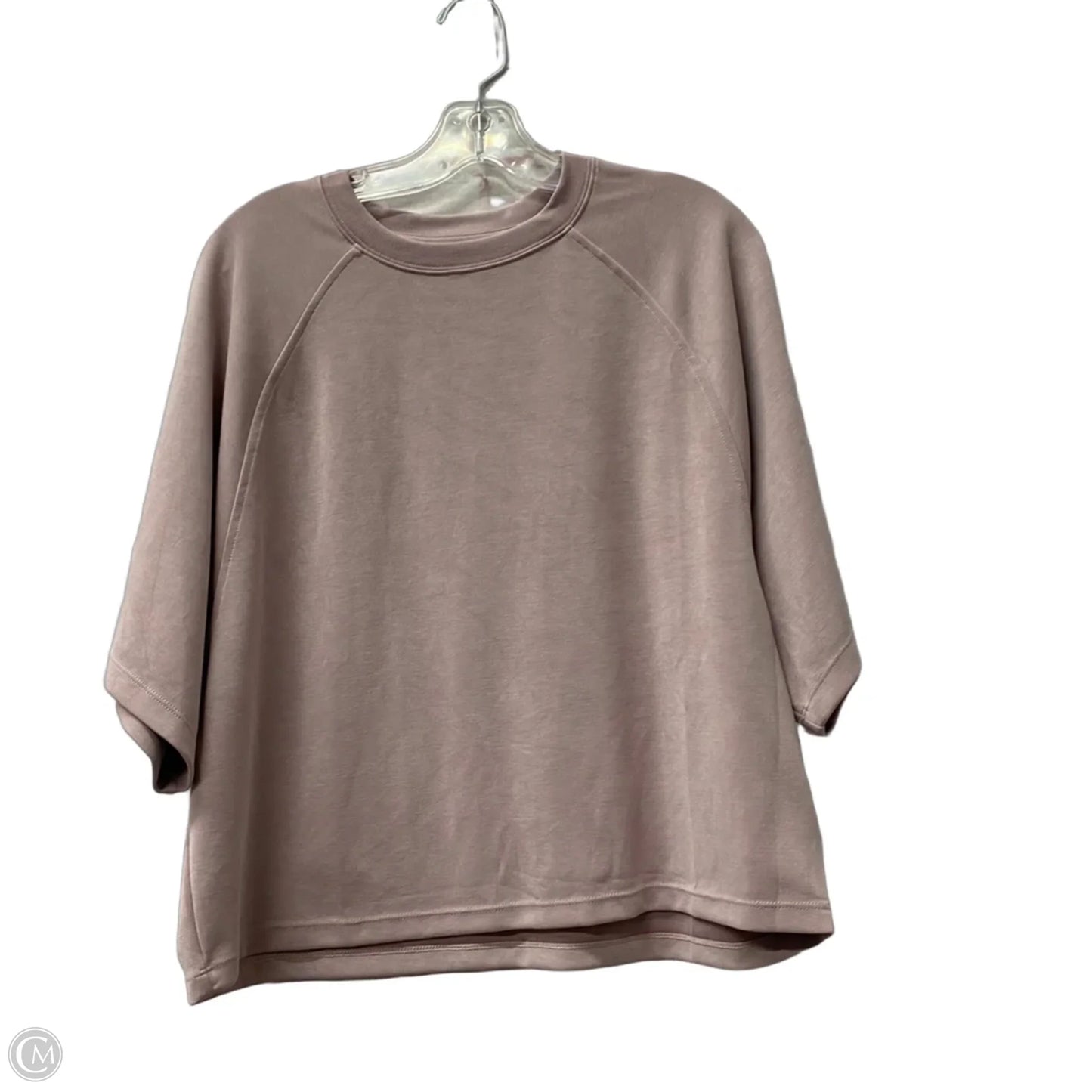 Athletic Top Short Sleeve By Athleta In Pink, Size: M