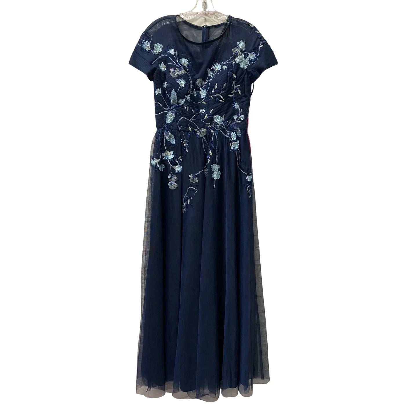 Dress Party Long By Betsy And Adam In Blue, Size: S