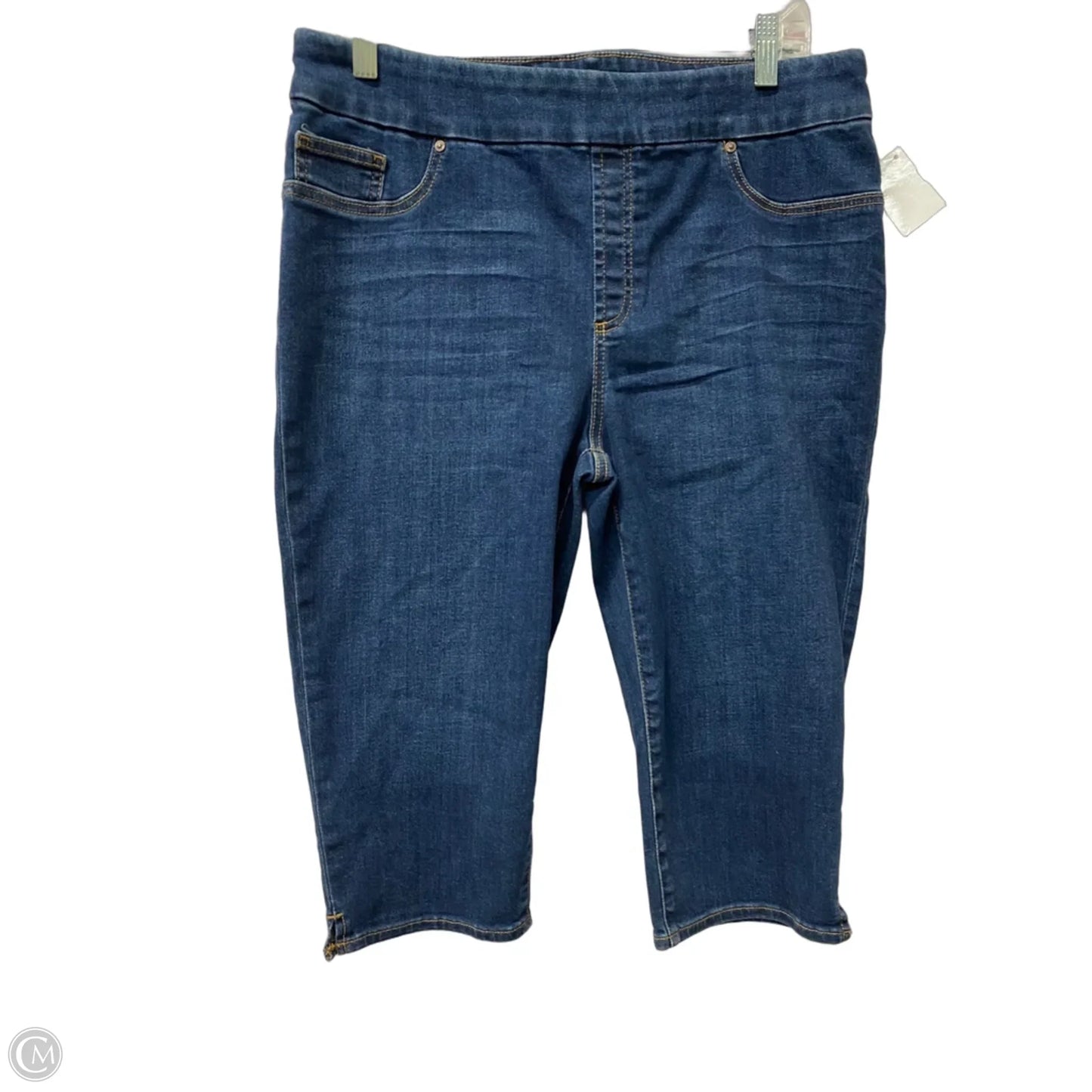 Capris By Chicos In Blue, Size: 10