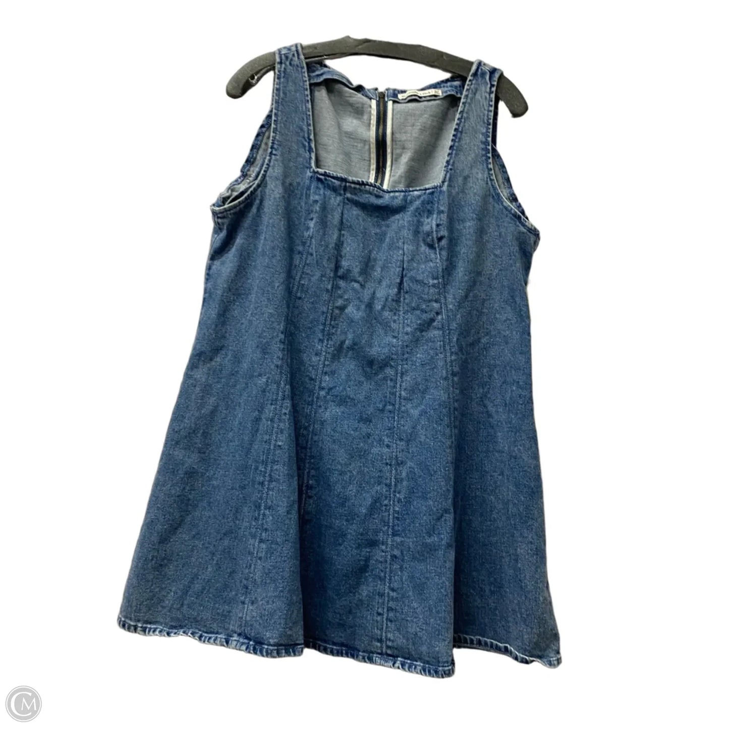 Dress Casual Short By Abercrombie And Fitch In Blue Denim, Size: Xlp
