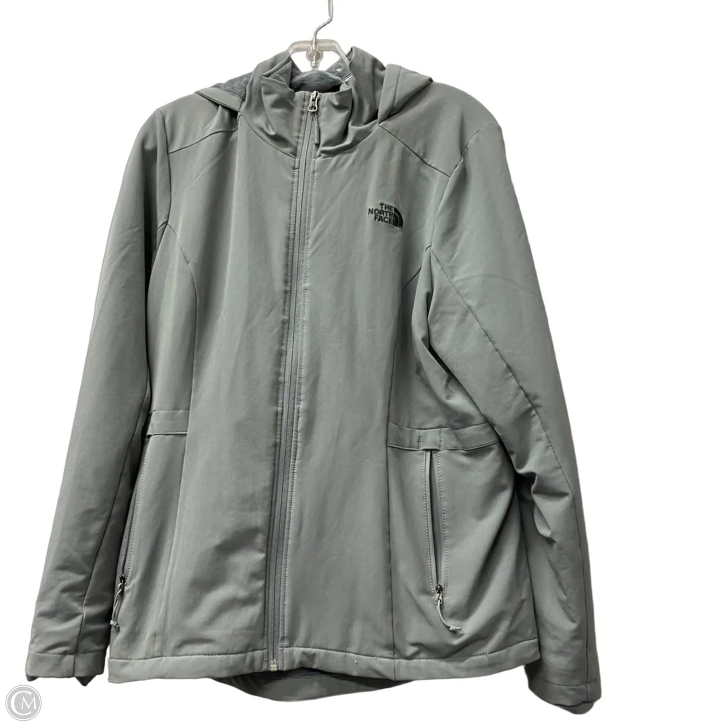Athletic Jacket By The North Face In Grey, Size: L