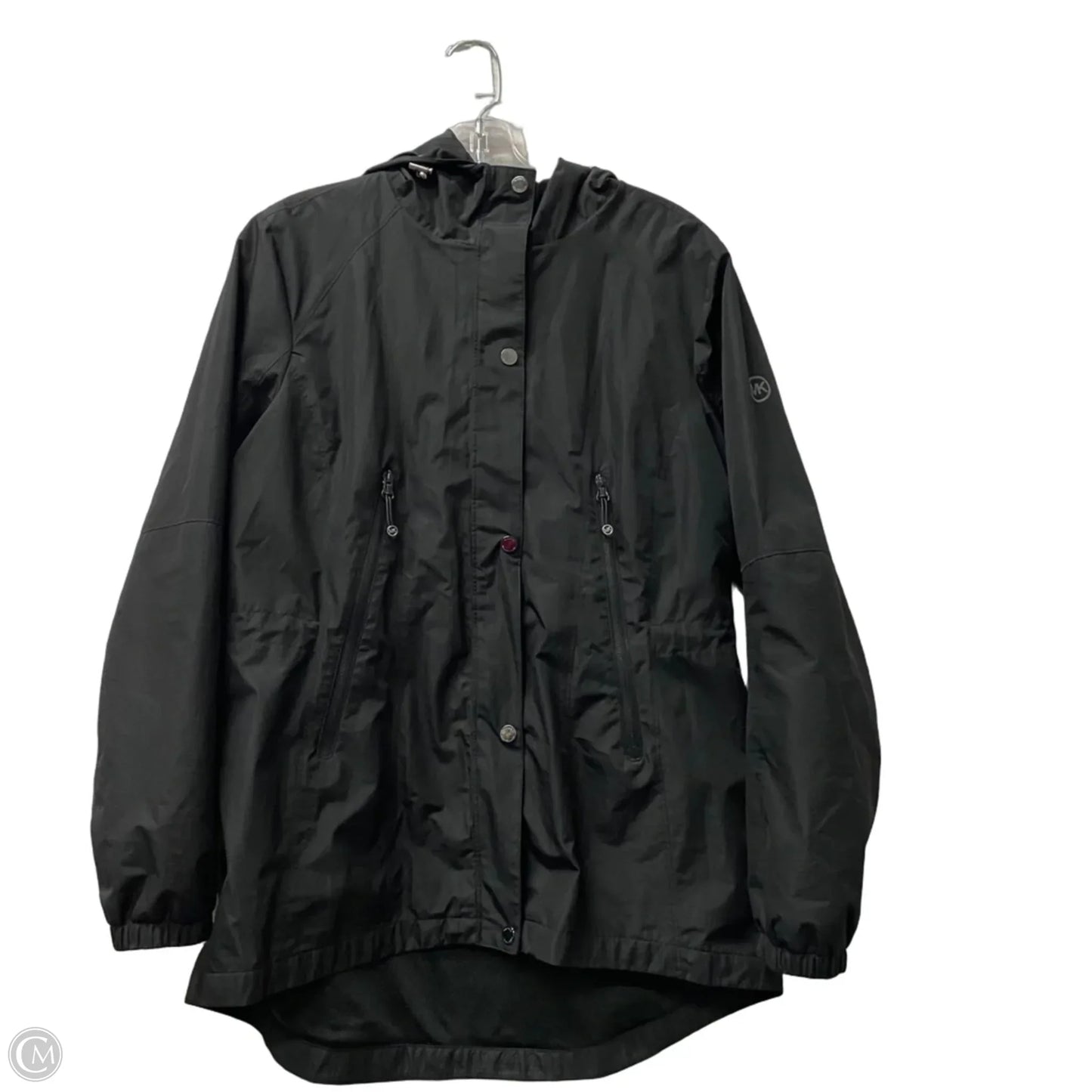 Jacket Designer By Michael Kors In Black, Size: L