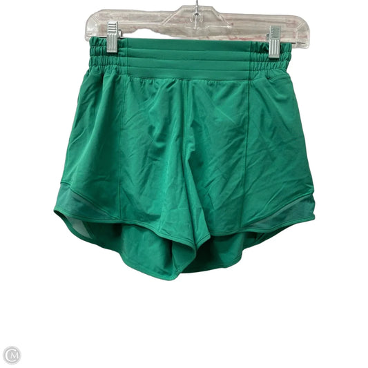 Athletic Shorts By Lululemon In Green, Size: S
