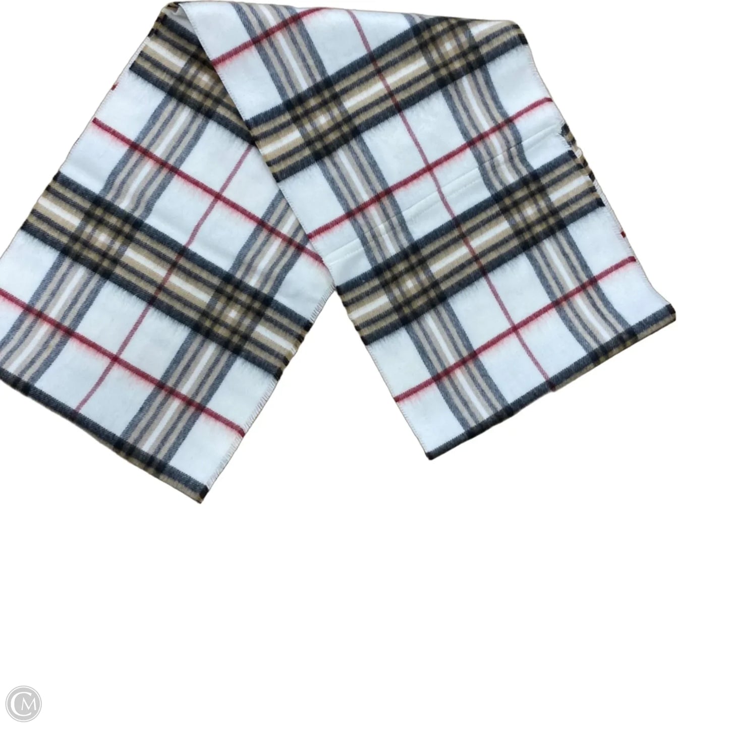 Scarf Winter  In Plaid Pattern