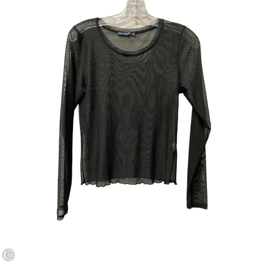 Top Long Sleeve By Abercrombie And Fitch In Black, Size: M