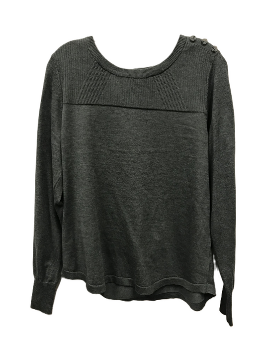 Grey Sweater By Liz Claiborne, Size: L