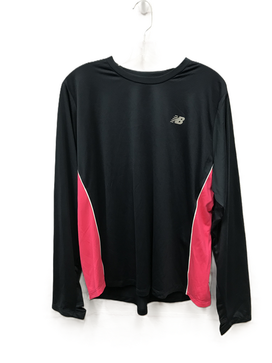 Athletic Top Long Sleeve Crewneck By New Balance  Size: 2x