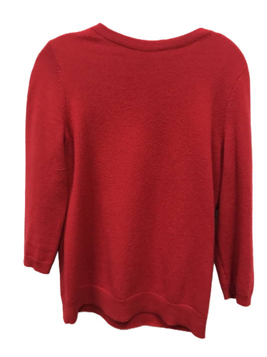 Red Sweater Cashmere By Talbots, Size: M