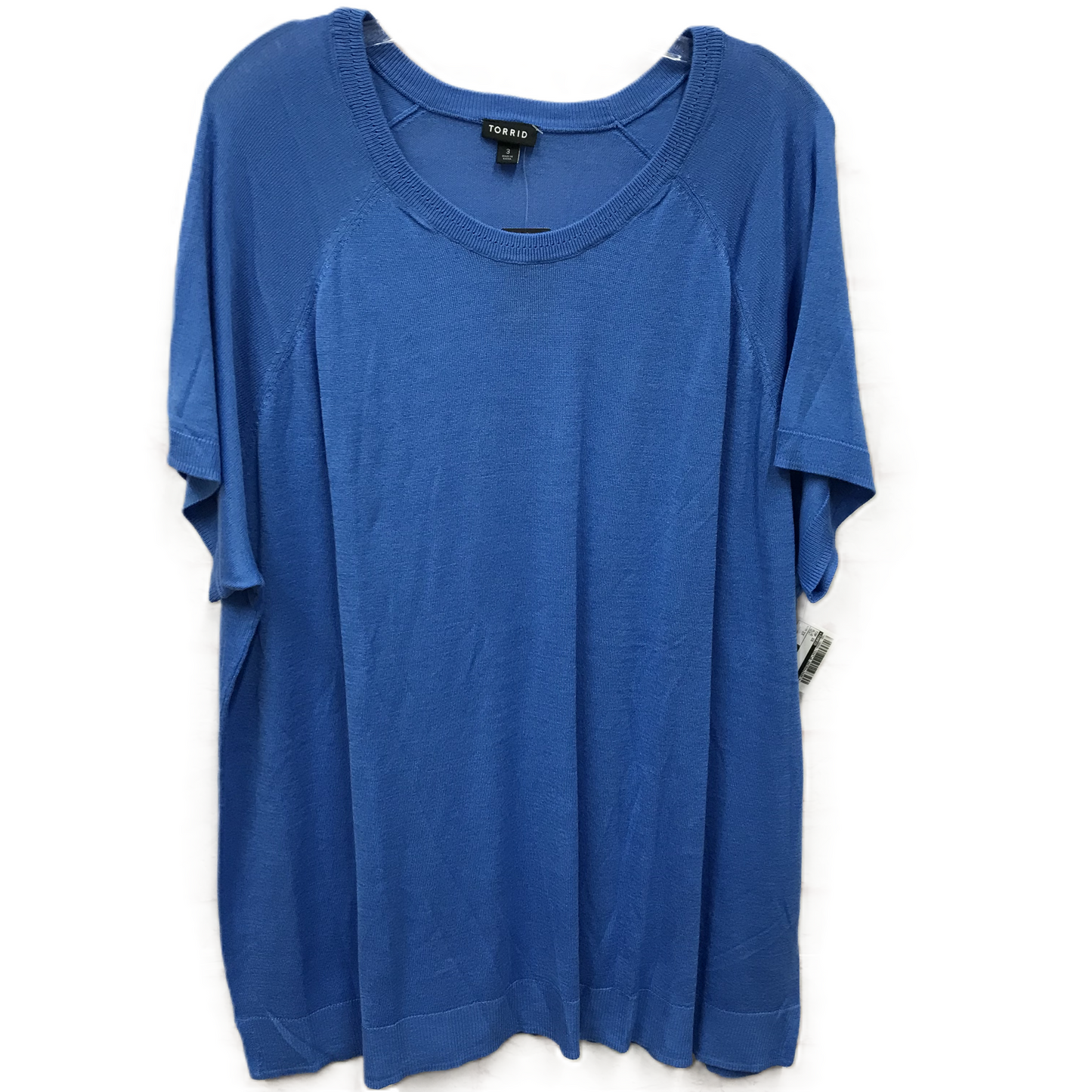 Blue Top Short Sleeve By Torrid, Size: 3x