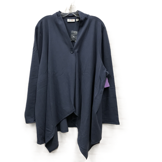 Blue Cardigan By Denim And Co Qvc, Size: 3x