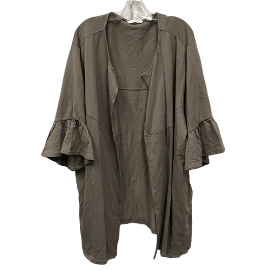 Taupe Cardigan By Any Body, Size: 3x