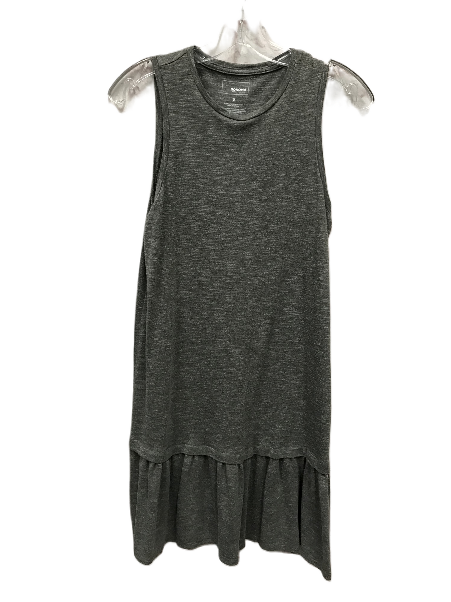 Grey Dress Casual Short By Sonoma, Size: S