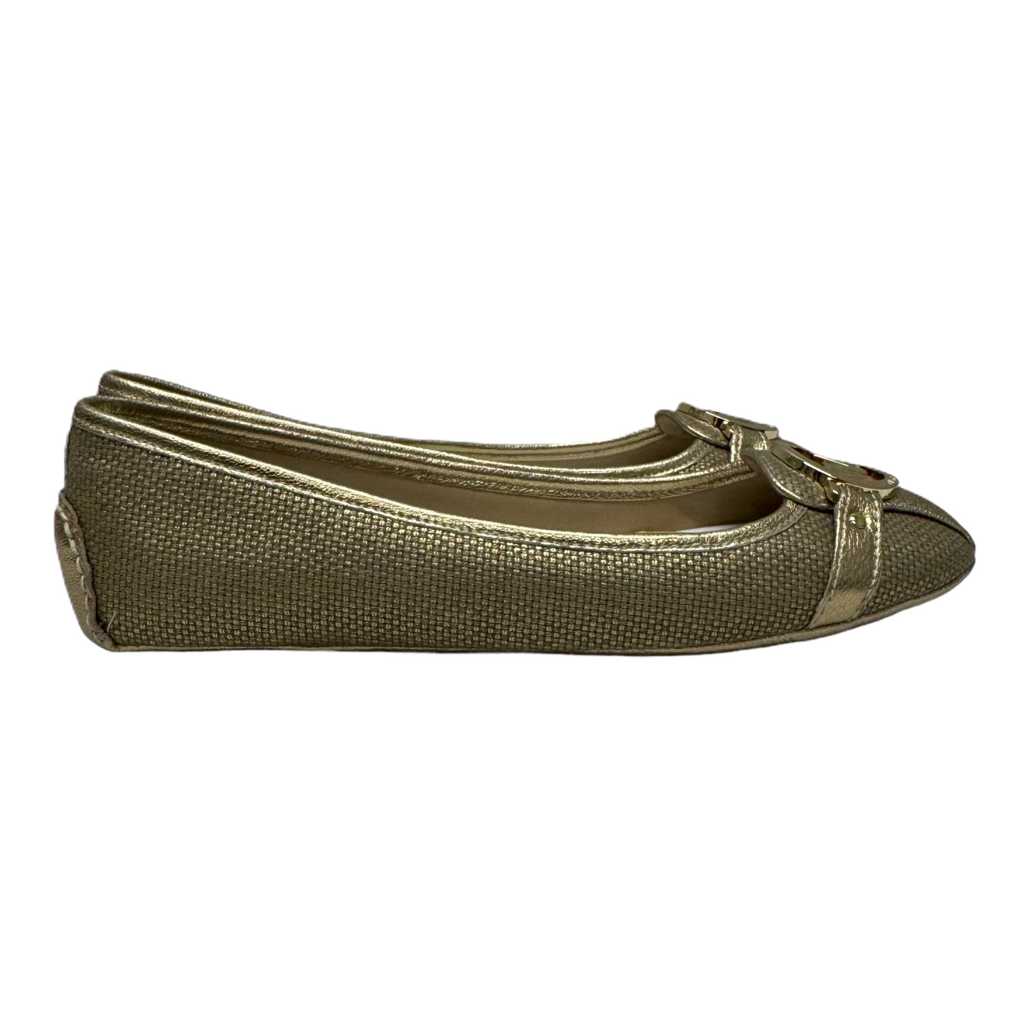 Gold Shoes Flats By Michael By Michael Kors, Size: 8.5