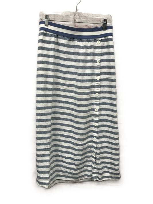Blue & White Skirt Midi By J. Jill, Size: 6
