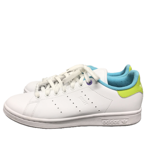 White Shoes Athletic By Adidas, Size: 6.5