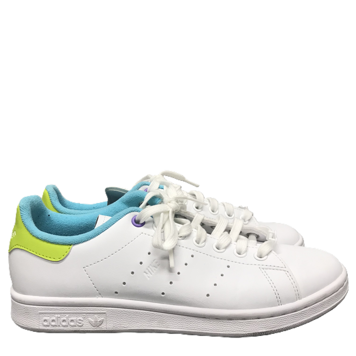 White Shoes Athletic By Adidas, Size: 6.5