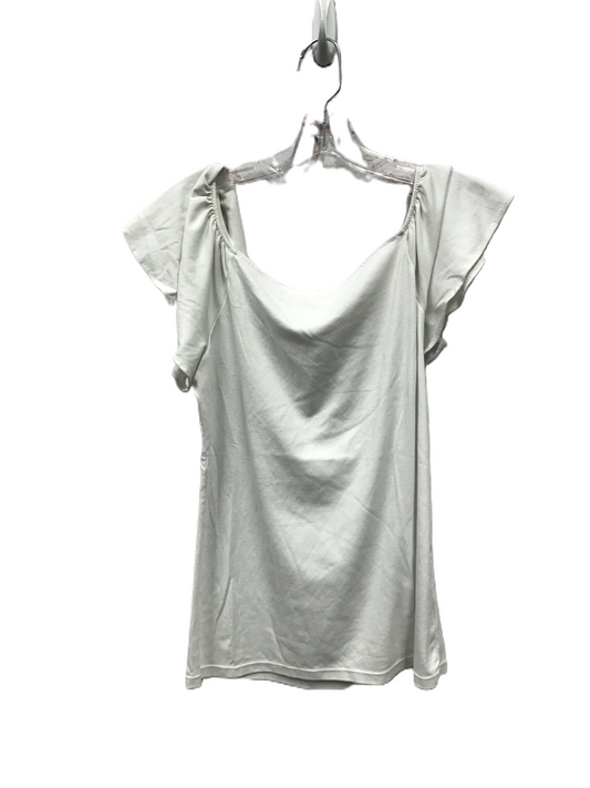 White Top Short Sleeve By Ralph Lauren, Size: L